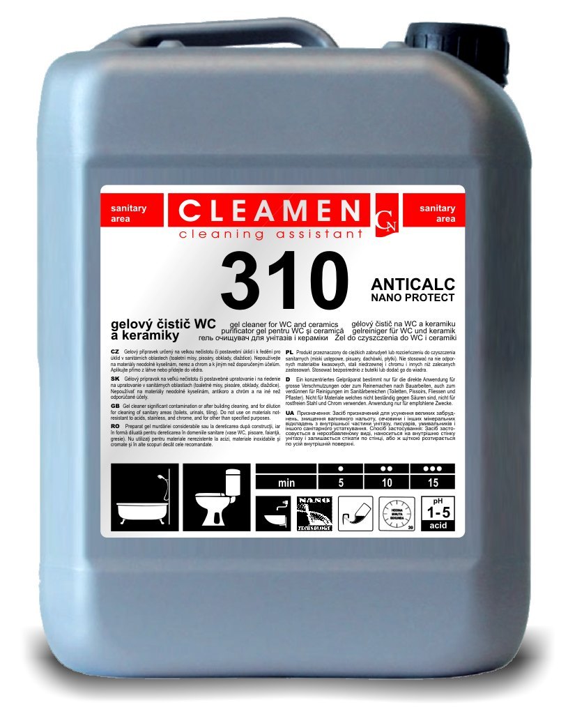 Cleamen 310 Anticalc WC čistič 5l