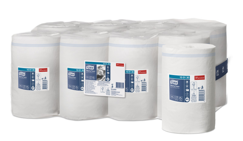 Utěrky pap.v roli Tork  Adv. 100130 bílá