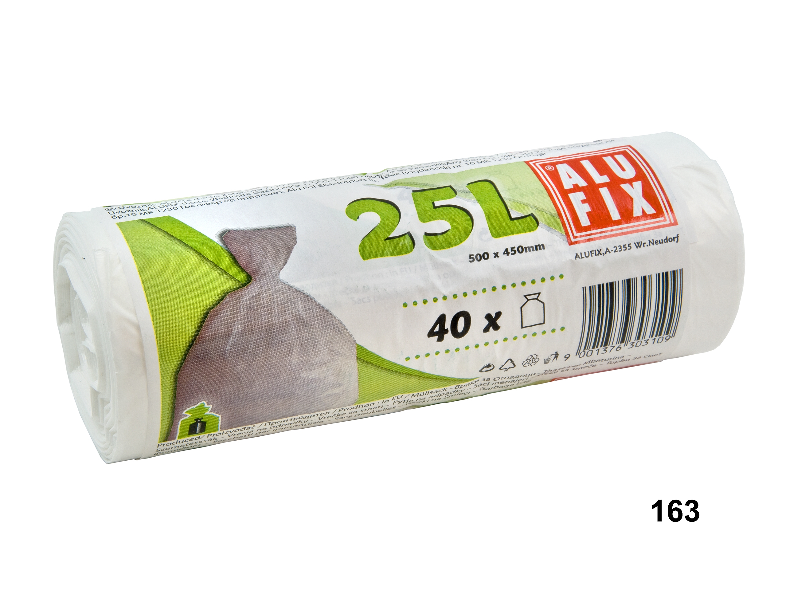 Pytle na odpad 25l/40ks 50x45cm bílé Alufix