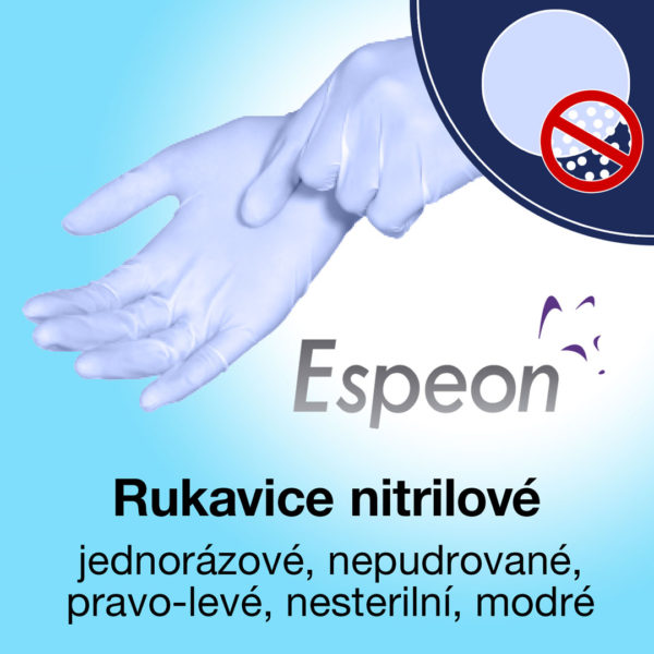 Rukavice Nitril "L" 100ks nepudr.Extra strong oranž. jednoráz.