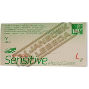 Rukavice Latex L 100ks pudr bílé jednoráz.FIT