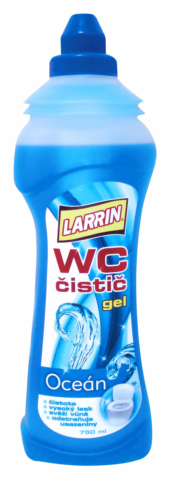 *Larrin WC gel čistič-Arctic 750ml/Modrý
