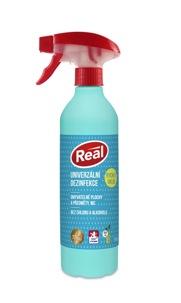 Real Univerzální dezinfekce 550g MR bez chloru a alkoholu