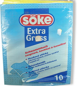 Houbová utěrka 10ks Soke Extra velké