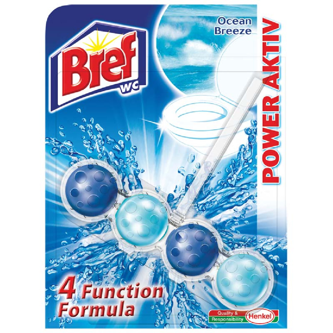 Bref WC blok Power Aktiv Ocean 50g kuličky