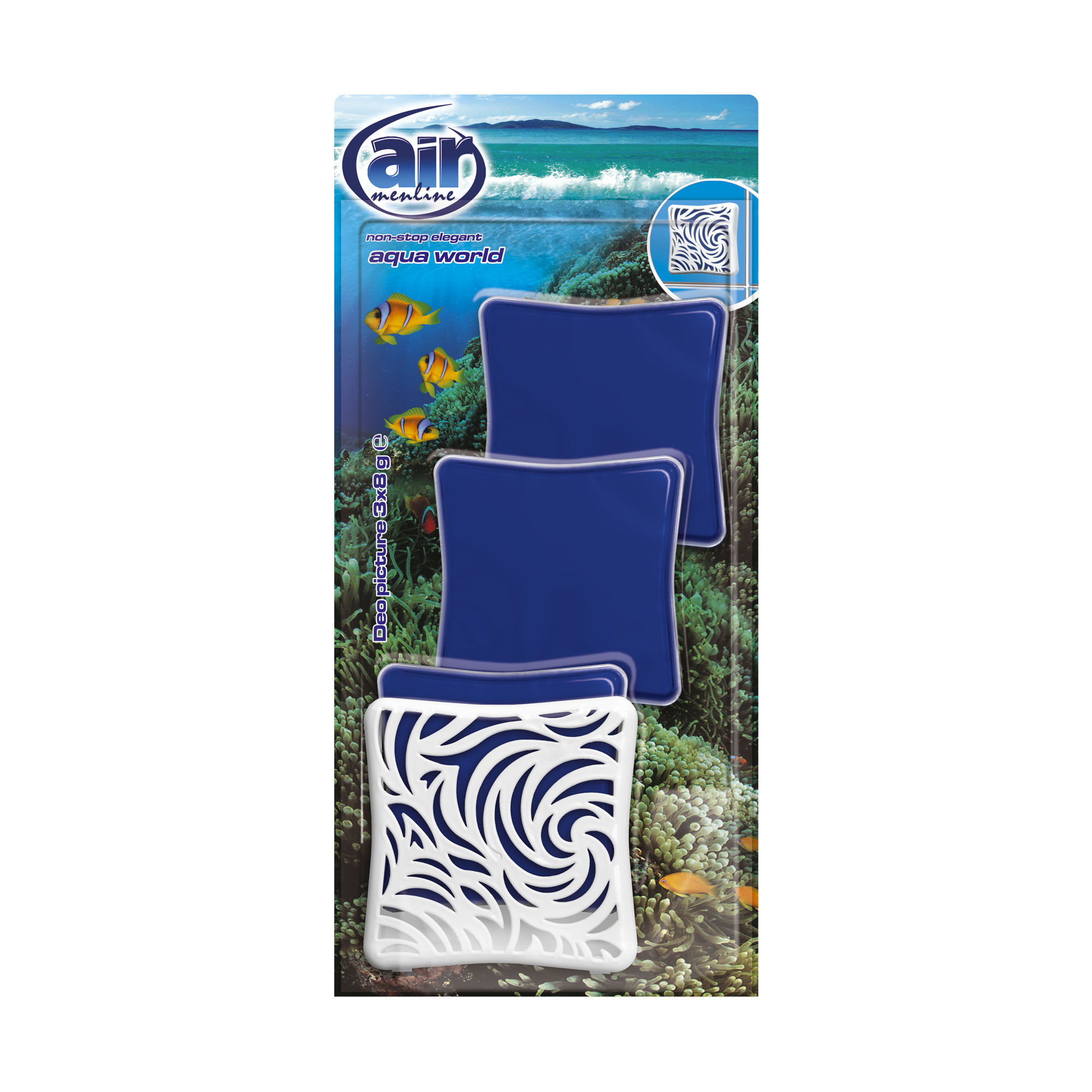 *Air menline Deo picture FLO 3x8g Aqua