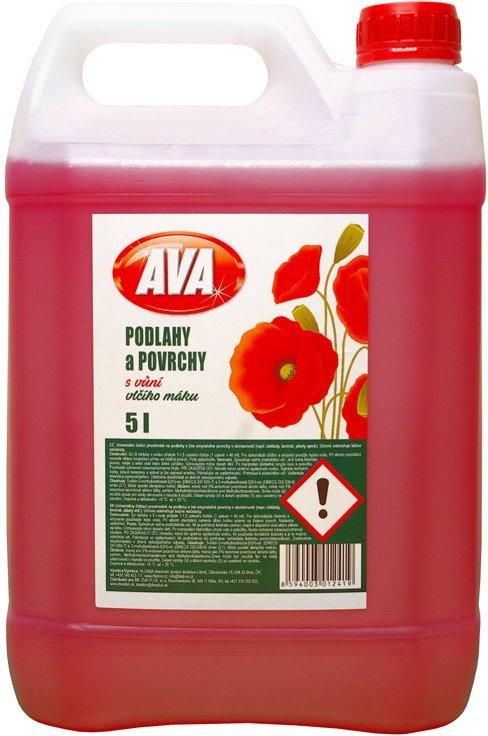 AVA podlahy a povrchy 5l s vůní vlčího máku