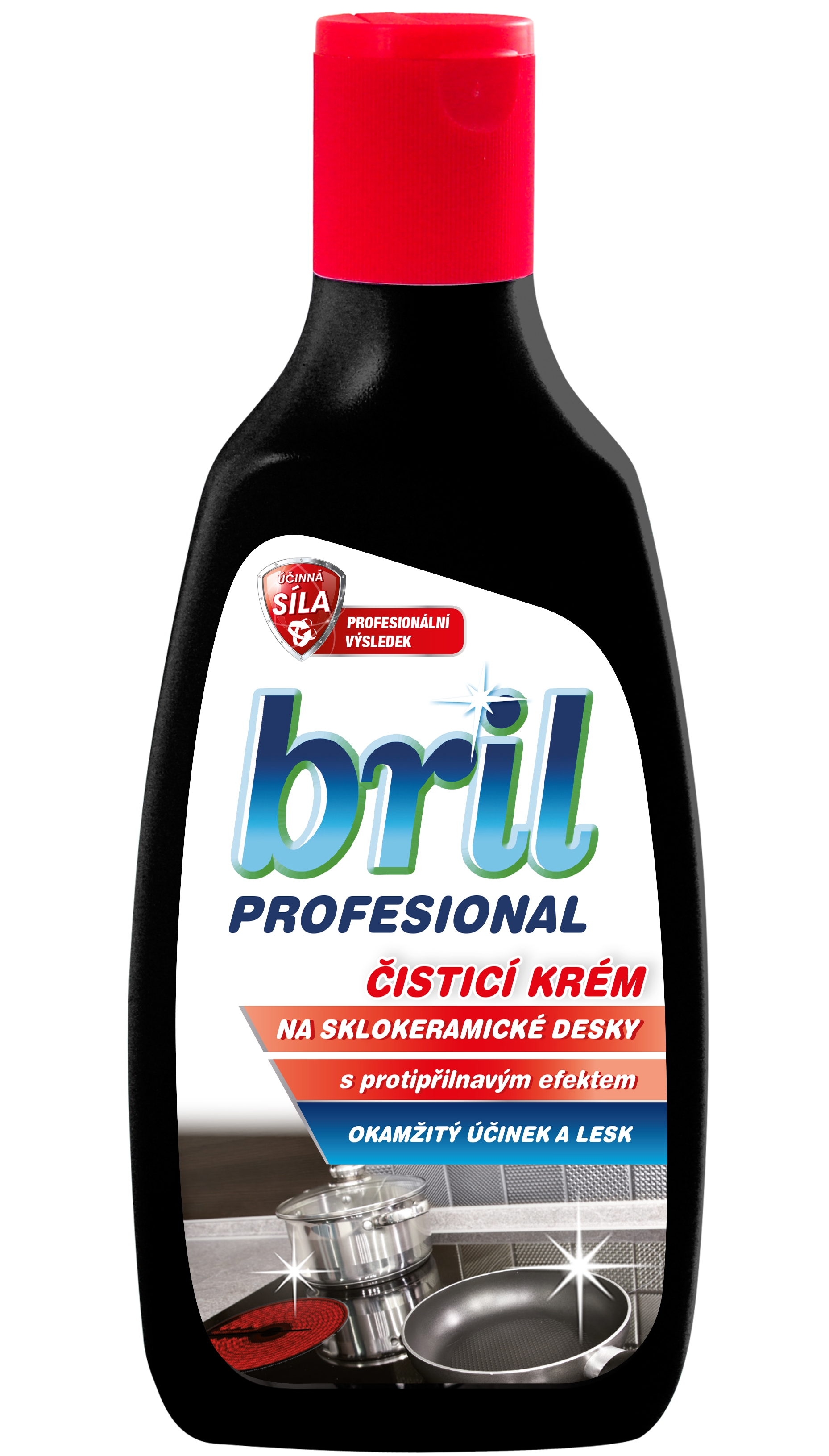 *Bril krém na sklokeramické desky  250ml