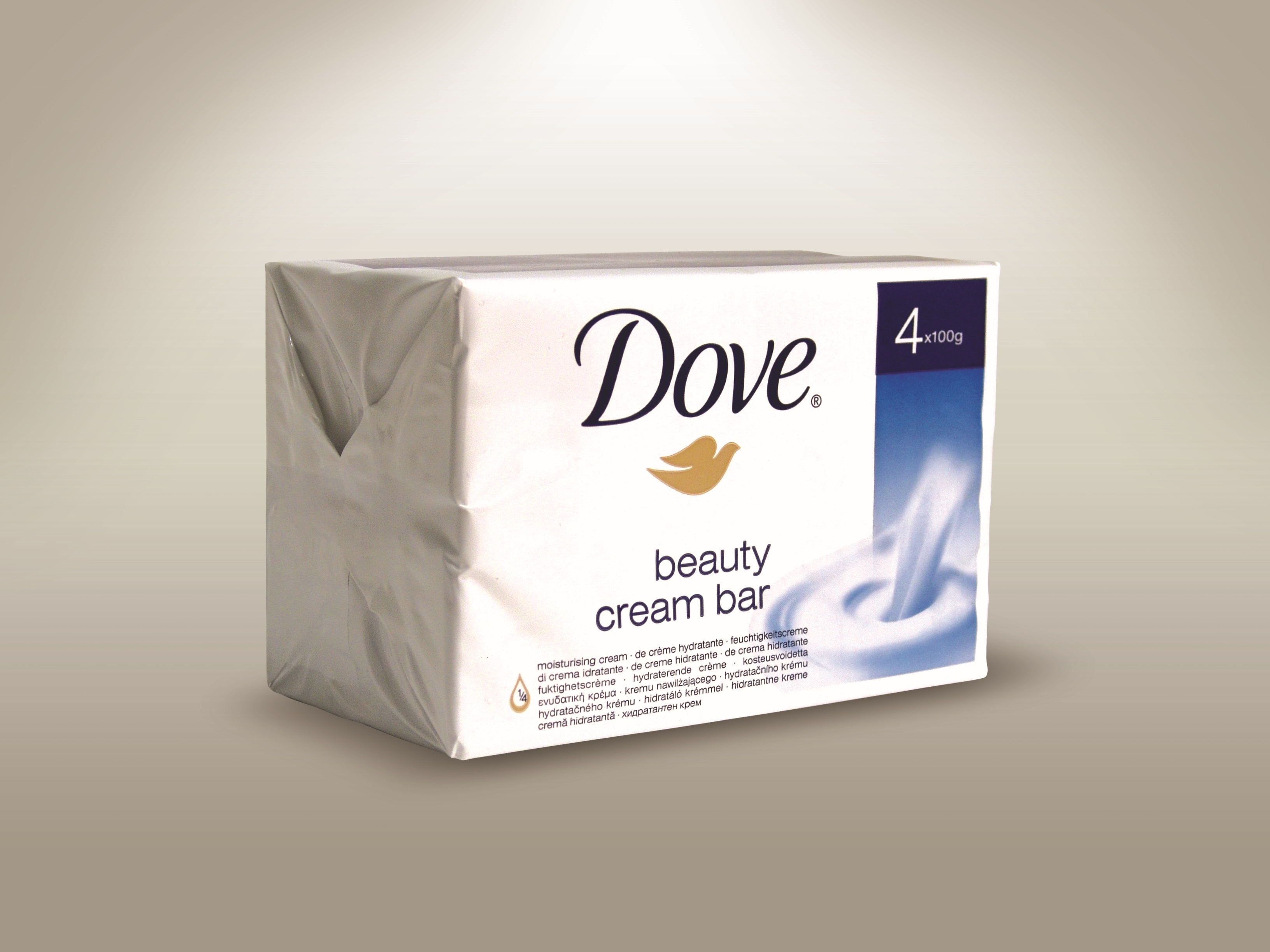 Dove krém.mýdlo 4x100g