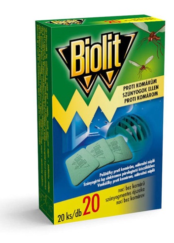 Biolit náhradní polštářky 20ks proti komárů