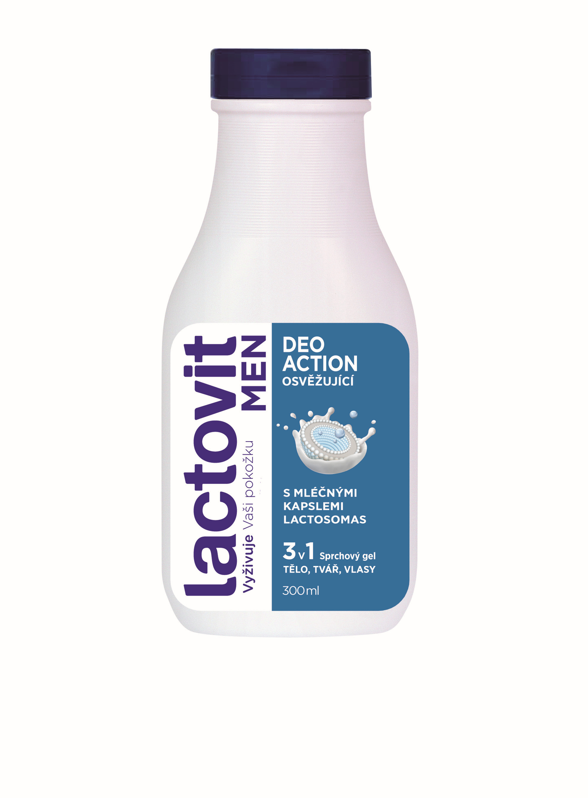 *Lactovit Men DeoAction sprchový gel 300ml