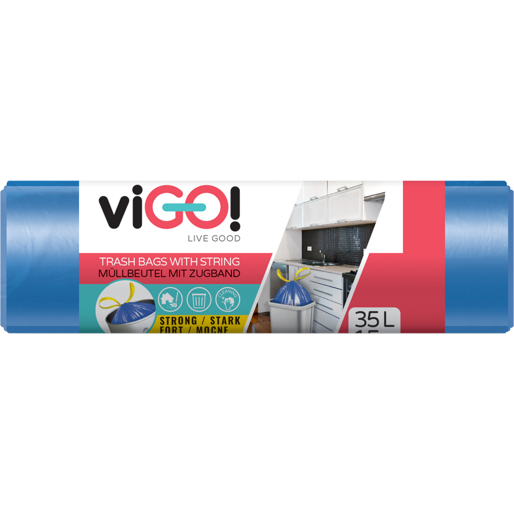 Vigo pytle 35l/15ks,Q032,50x60cm,zat. modré HDPE