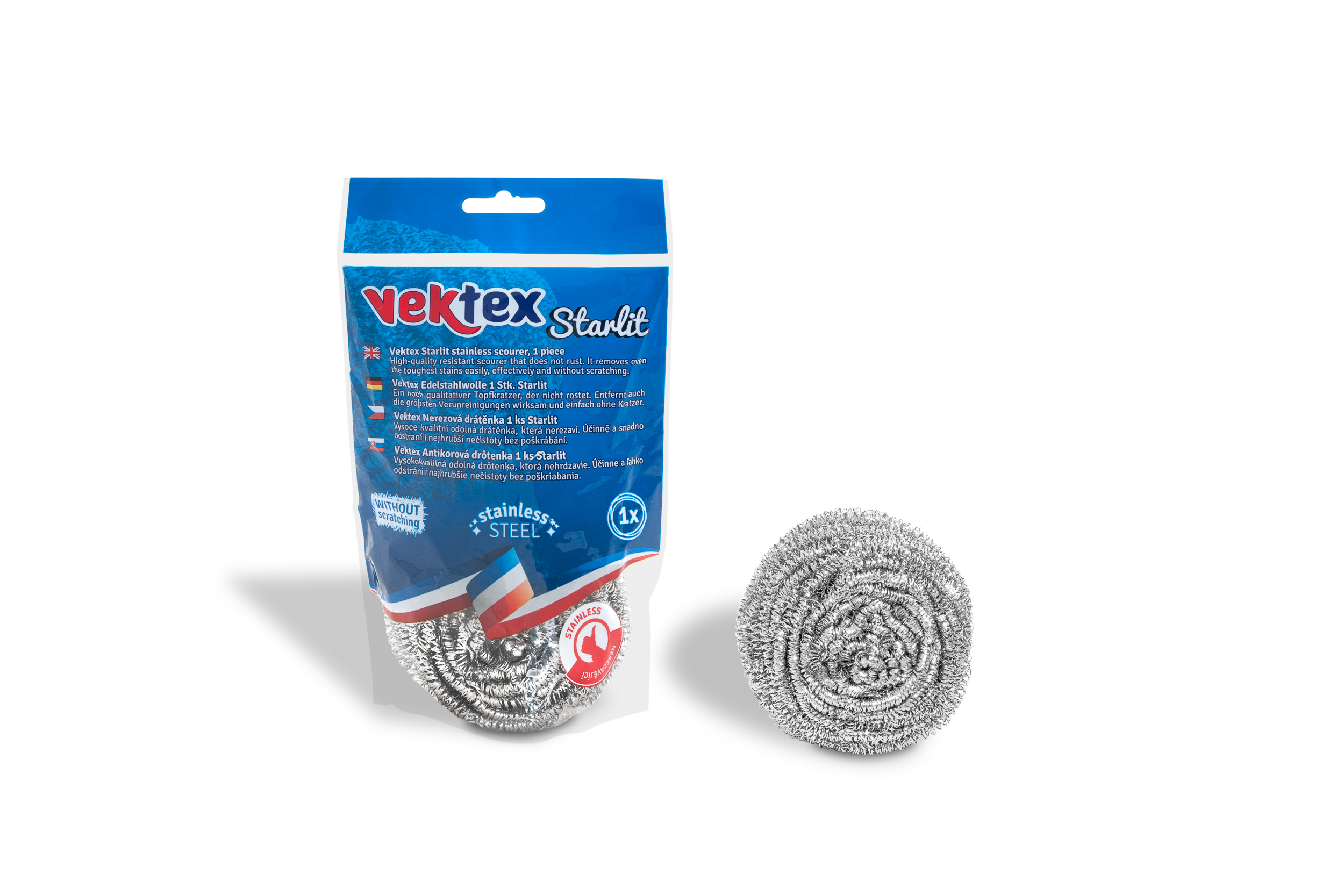 Drátěnka nerez 40g Vektex Starlit 20025