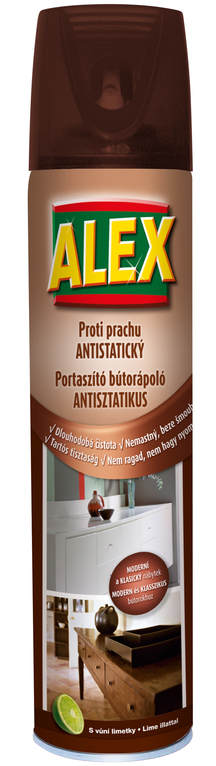 Alex Renovátor proti prachu dřevo-lamino aerosol 400ml s limetkou