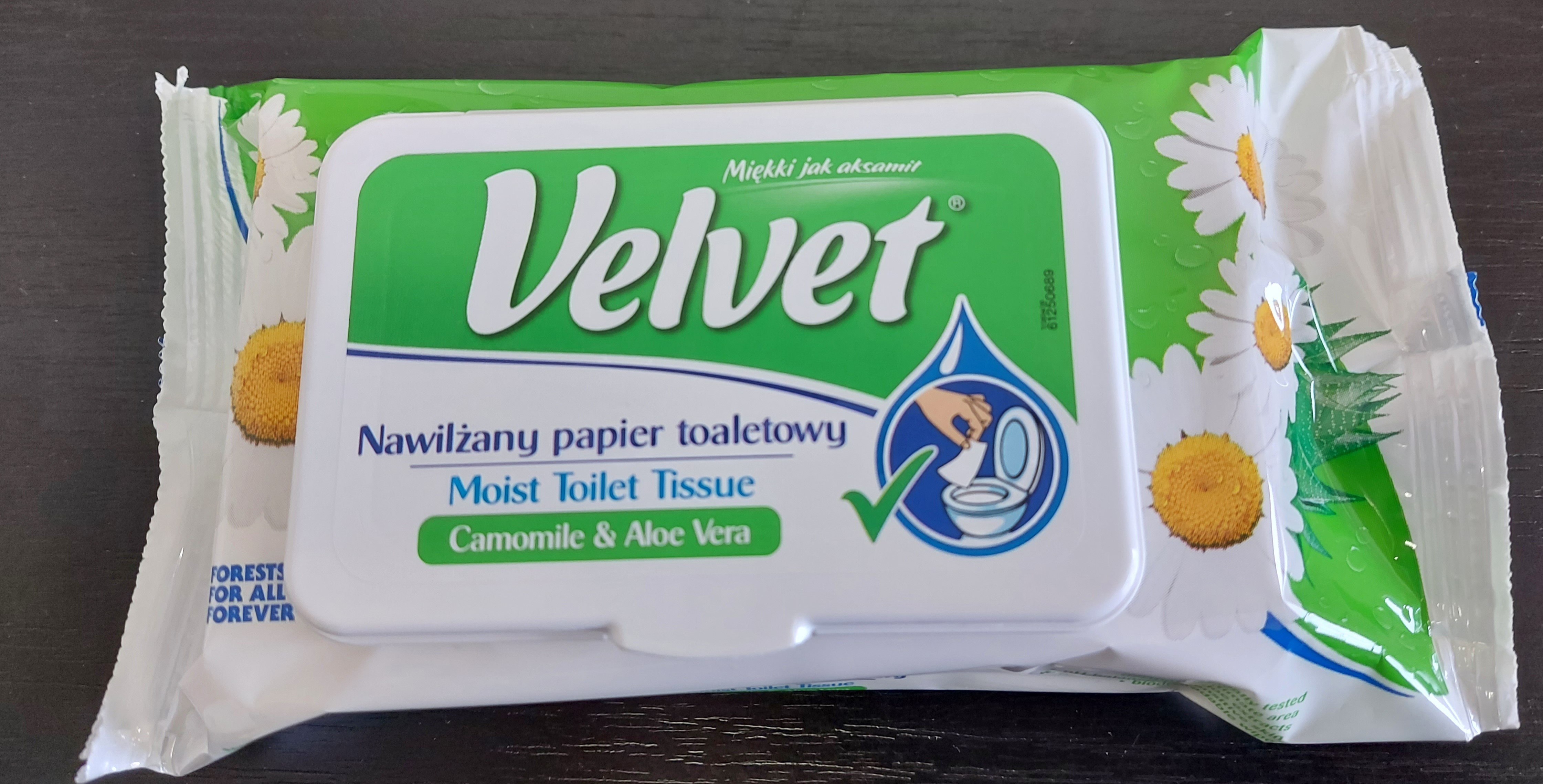 TP Velvet Camomile vlhčený 48ks