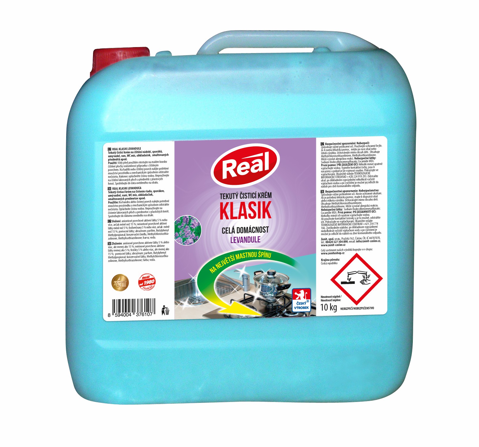 *Real 10 kg Industry PE kanystr