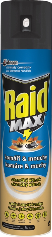 *Raid proti létajícímu hmyzu MAX 300ml/M