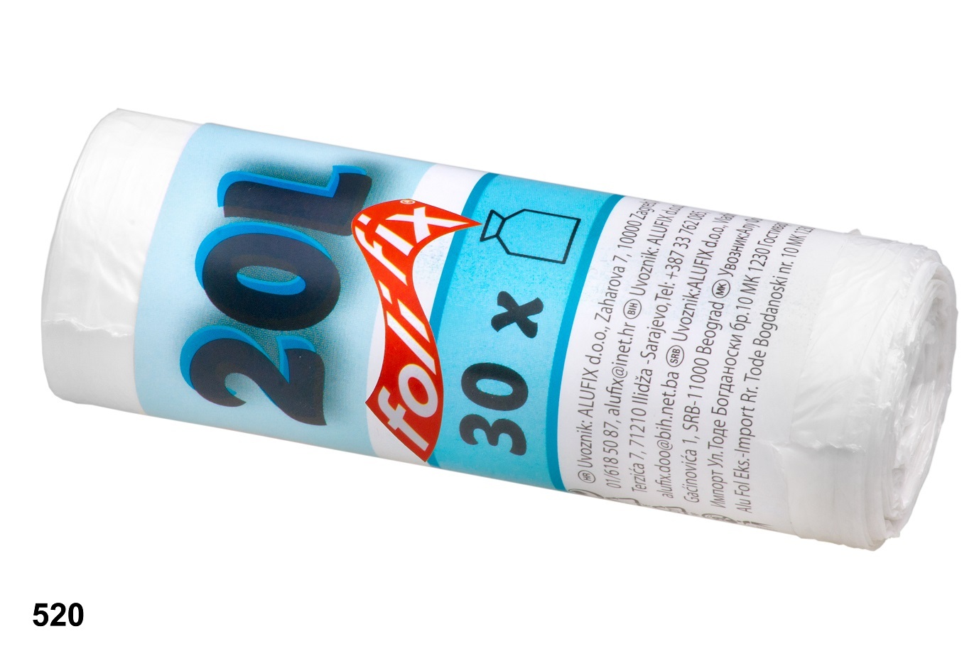 *Pytle na odpad 20l/30ks bílé Folifix