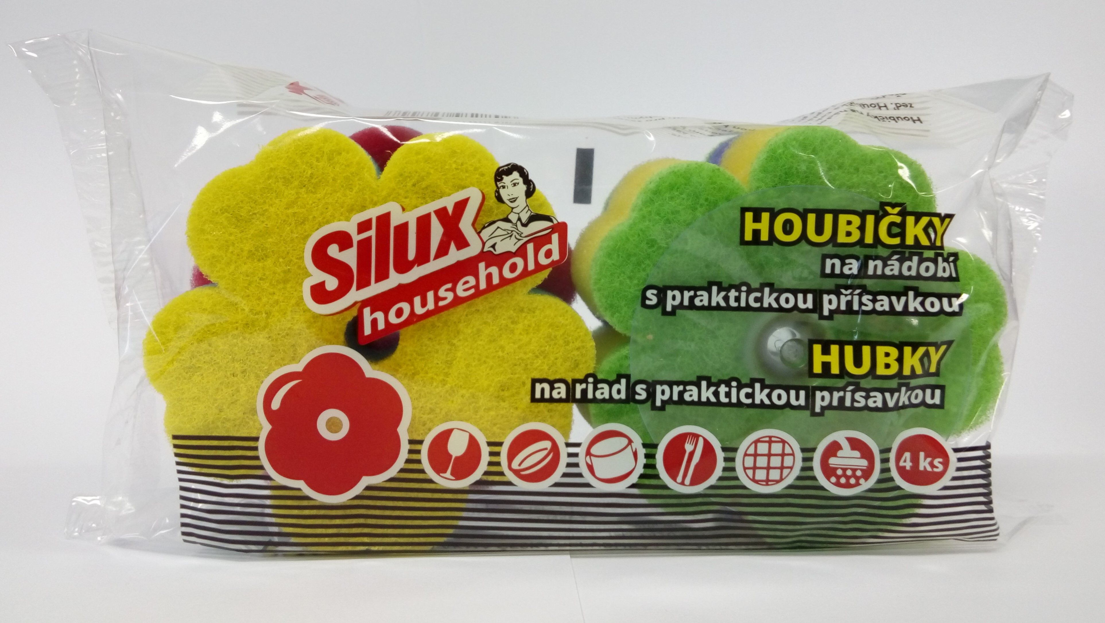 Silux houbičky kytička 4ks