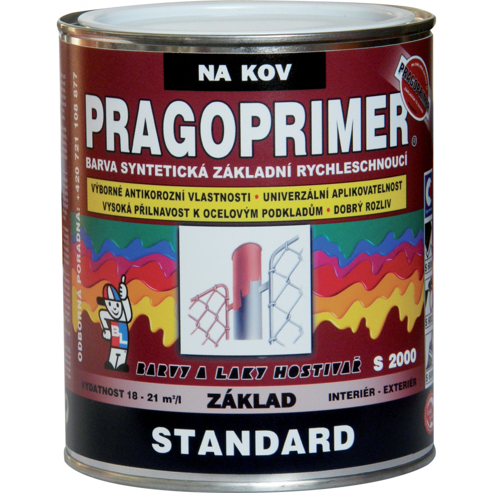 Pragoprimer Standard S2000 barva 0,6l šedá