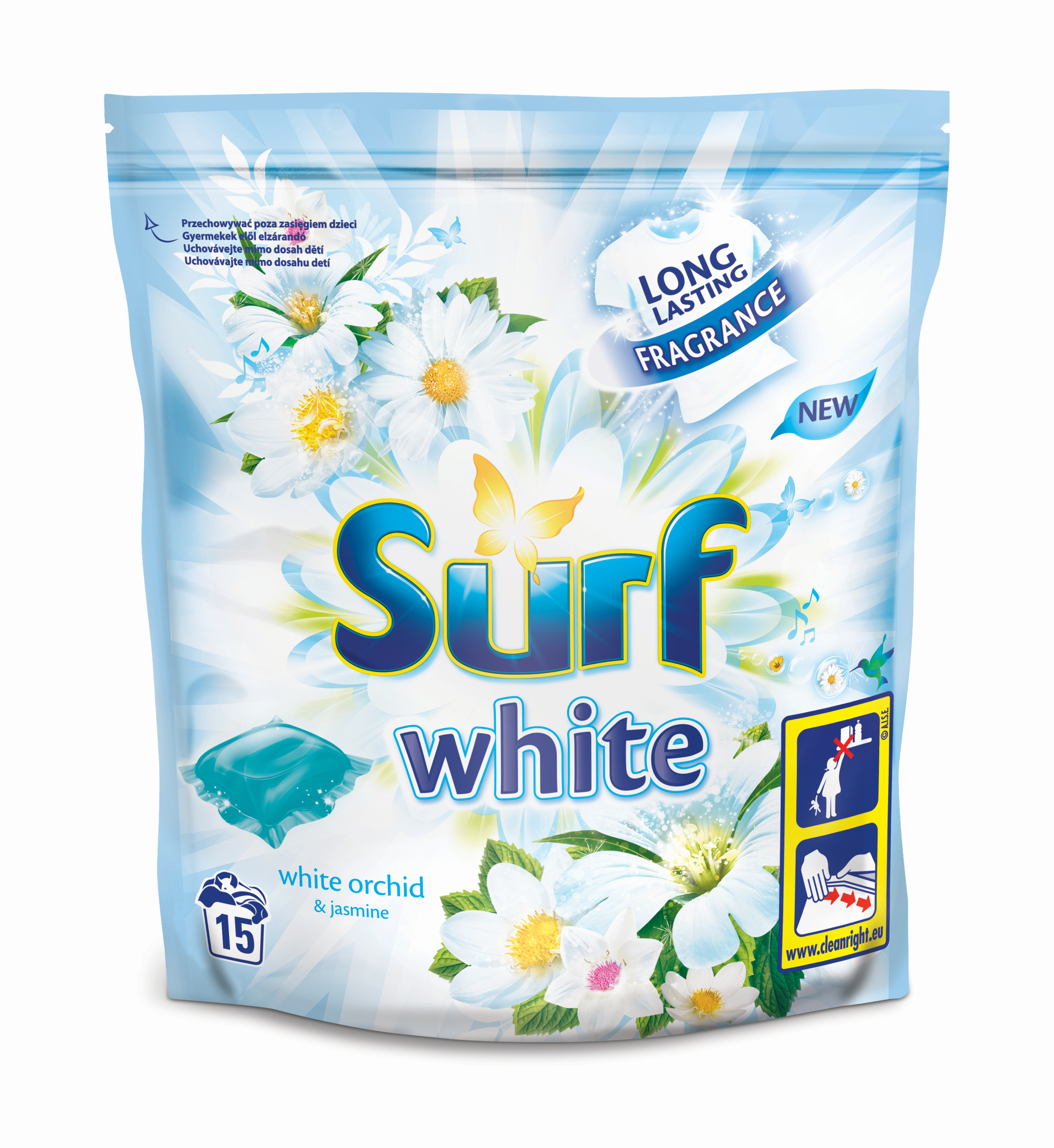 Surf kapsle White Orchid 15ks