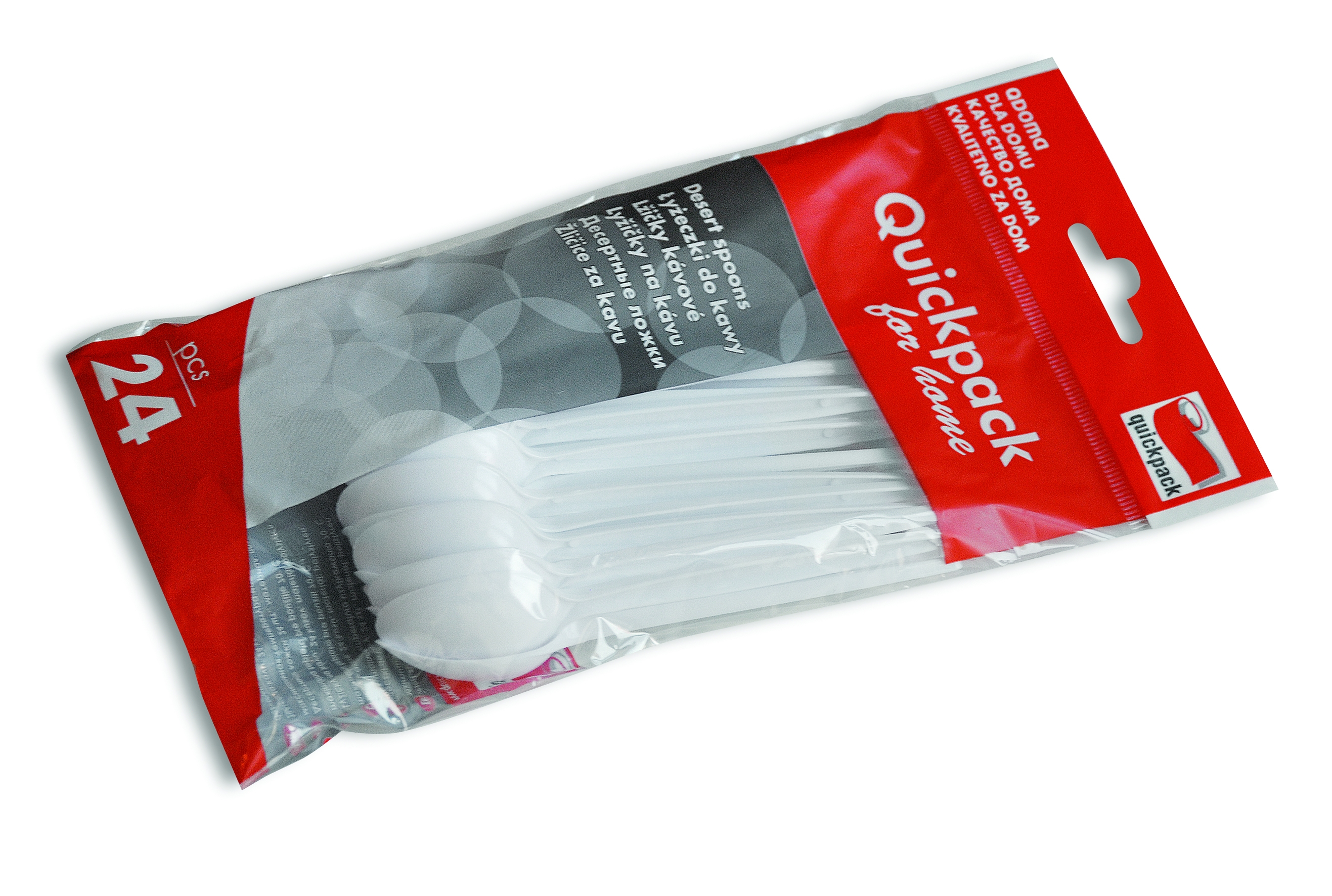 *Lžičky kávové Q058 bílé 24ks JML024