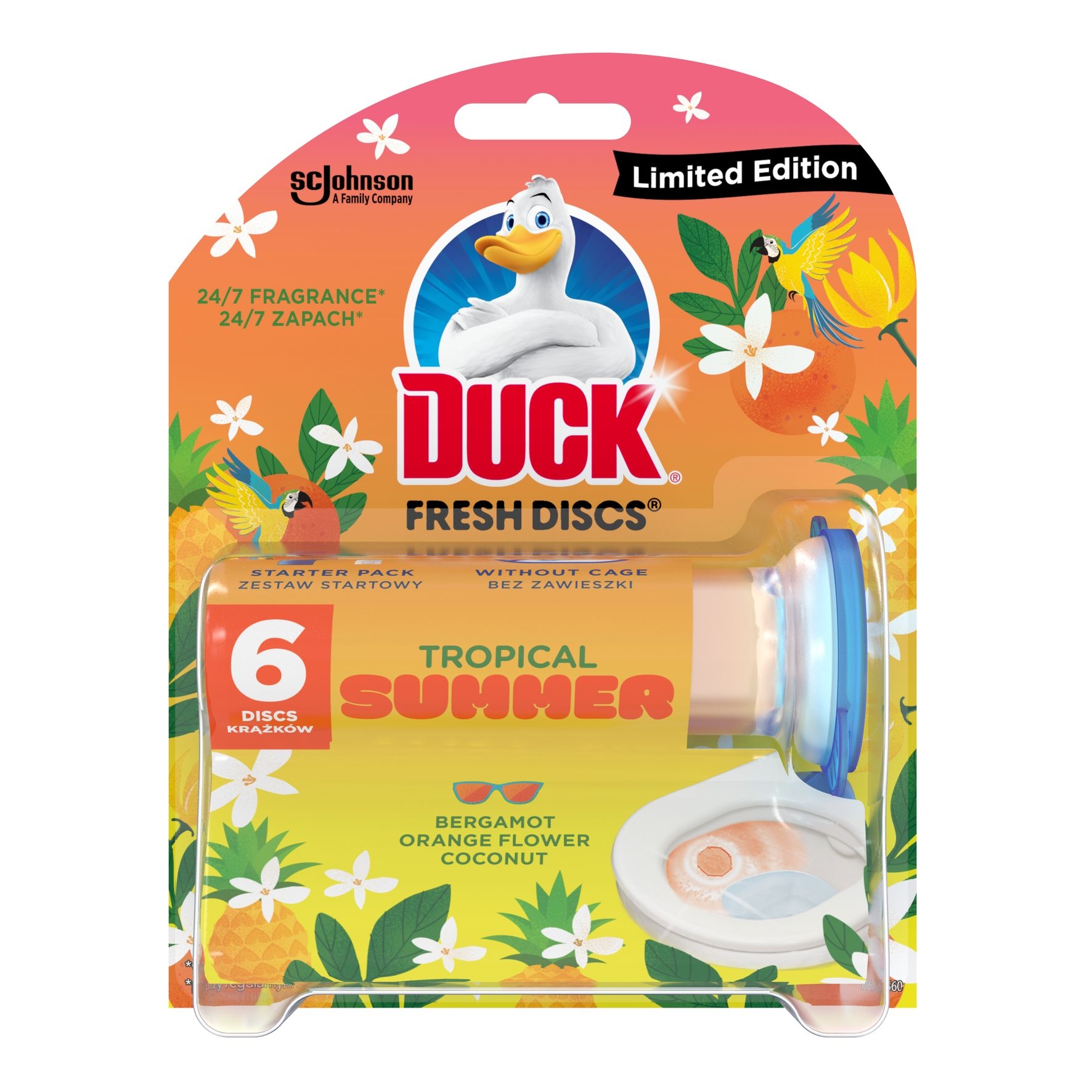*Duck Fresh Discs WC 36ml Tropical