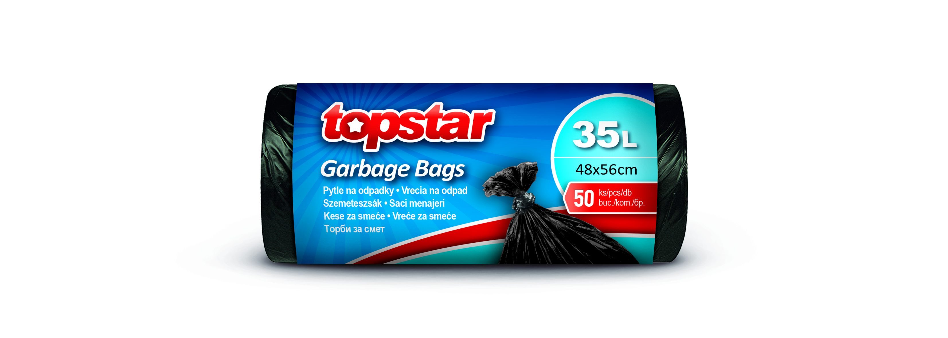 Pytle na odpad 35l/50ks 50x60 TOPSTAR