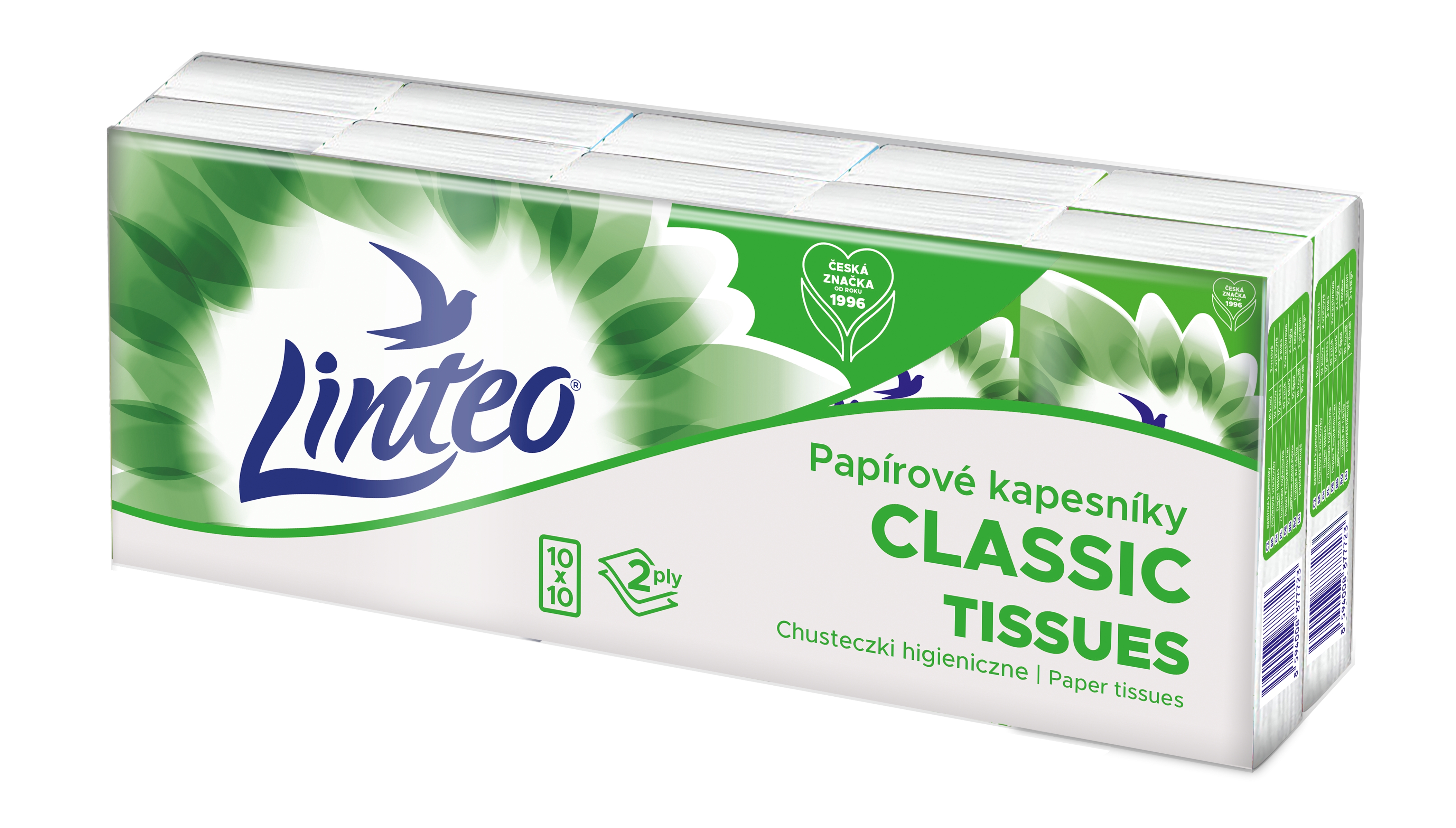 Pap.kap. Linteo Classic 2-vrstvé 10ks