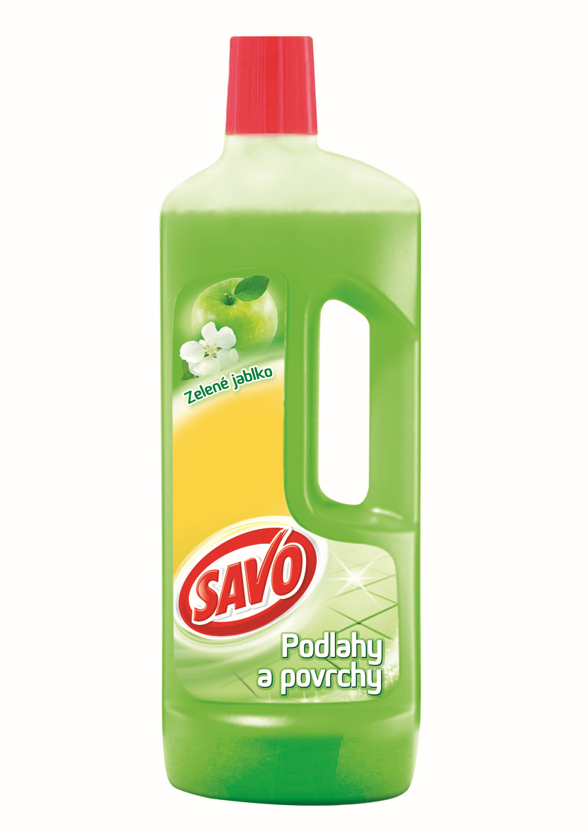 Savo podlahy a povrchy 750ml Zel. Jablko