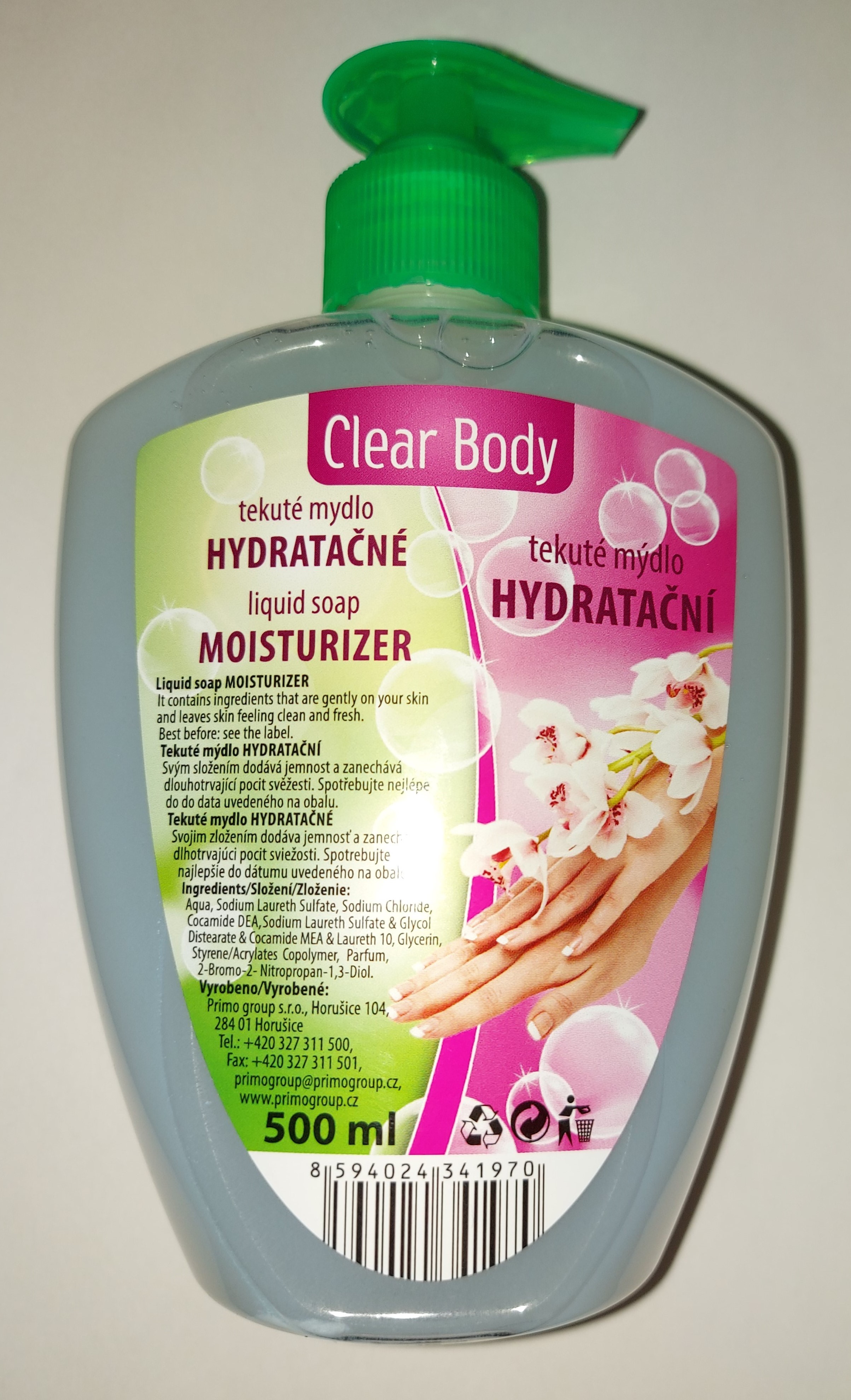 Clear Body tekuté mýdlo 500ml (21%)