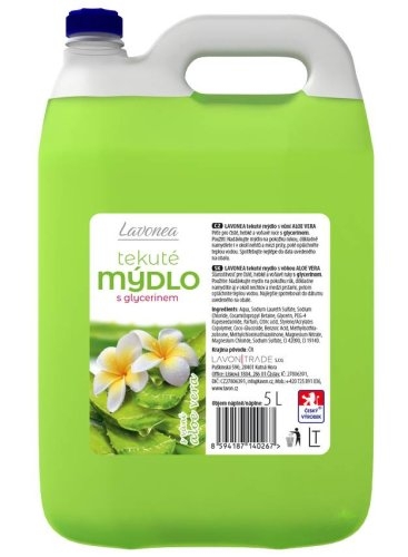 Lavon tekuté mýdlo zelené 5l Aloe