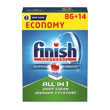 *Finish All in 1 tablety Deep Clean 86+14 ks