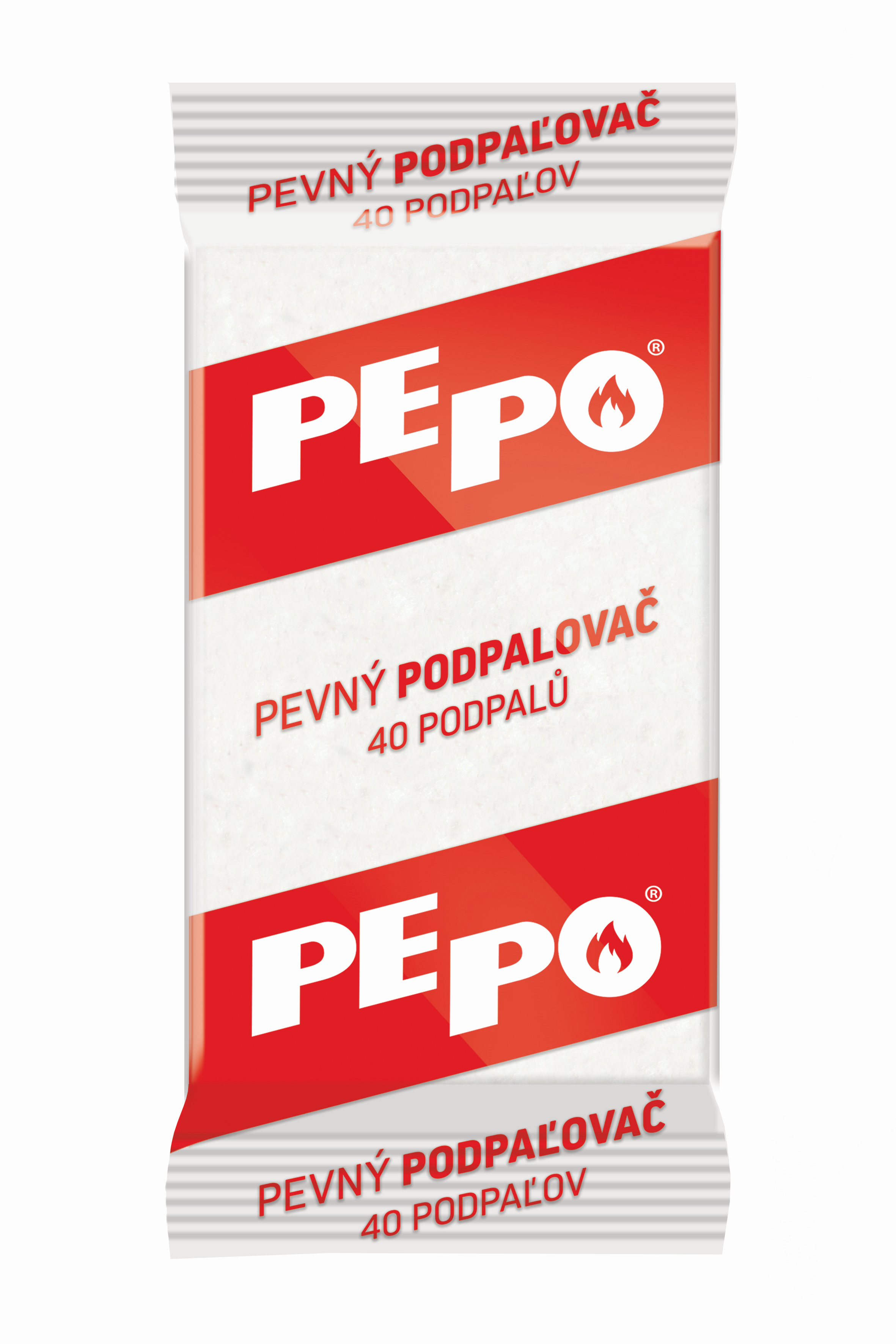 Pe-Po pevný podpalovač 40 podpalů 260g