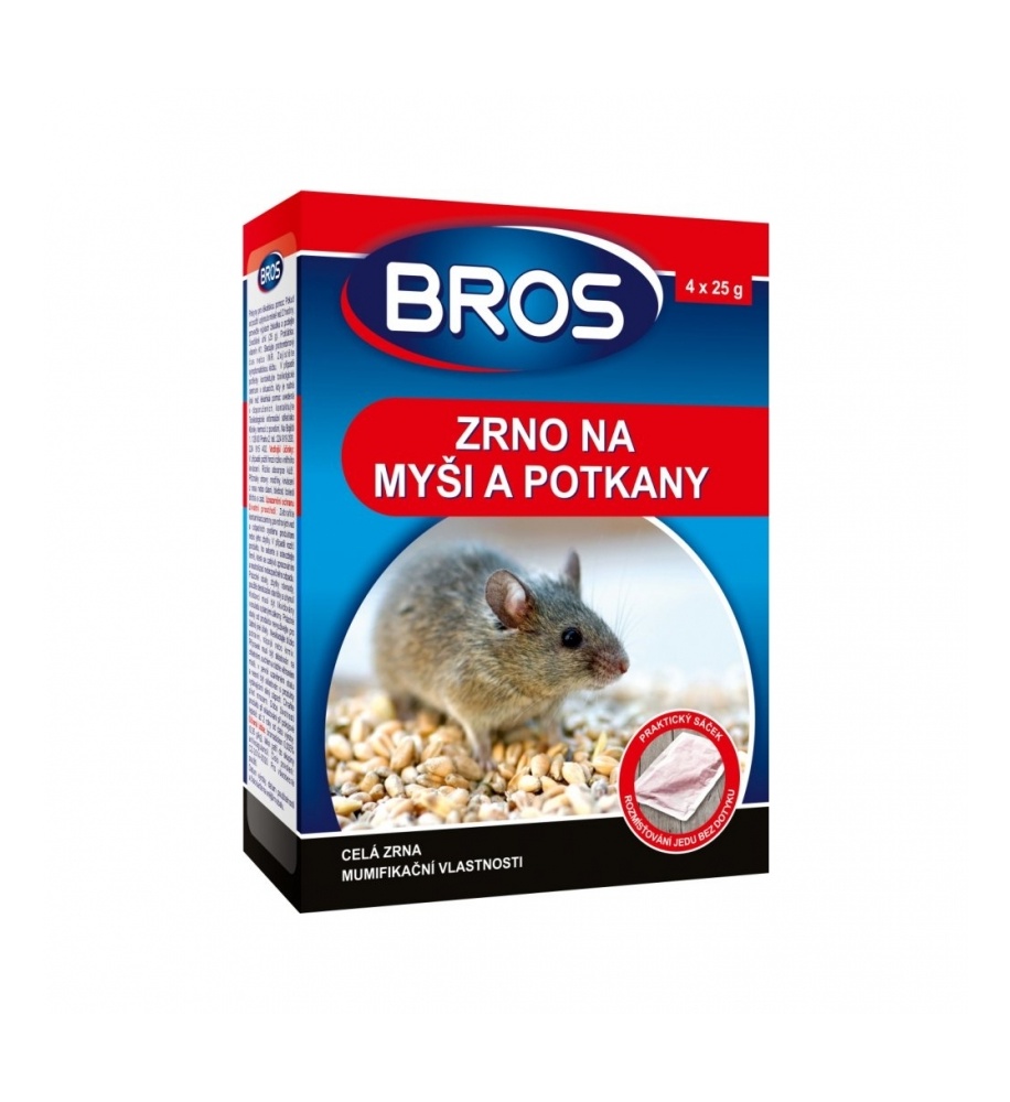 BROS zrno na myši a potkany 120 g