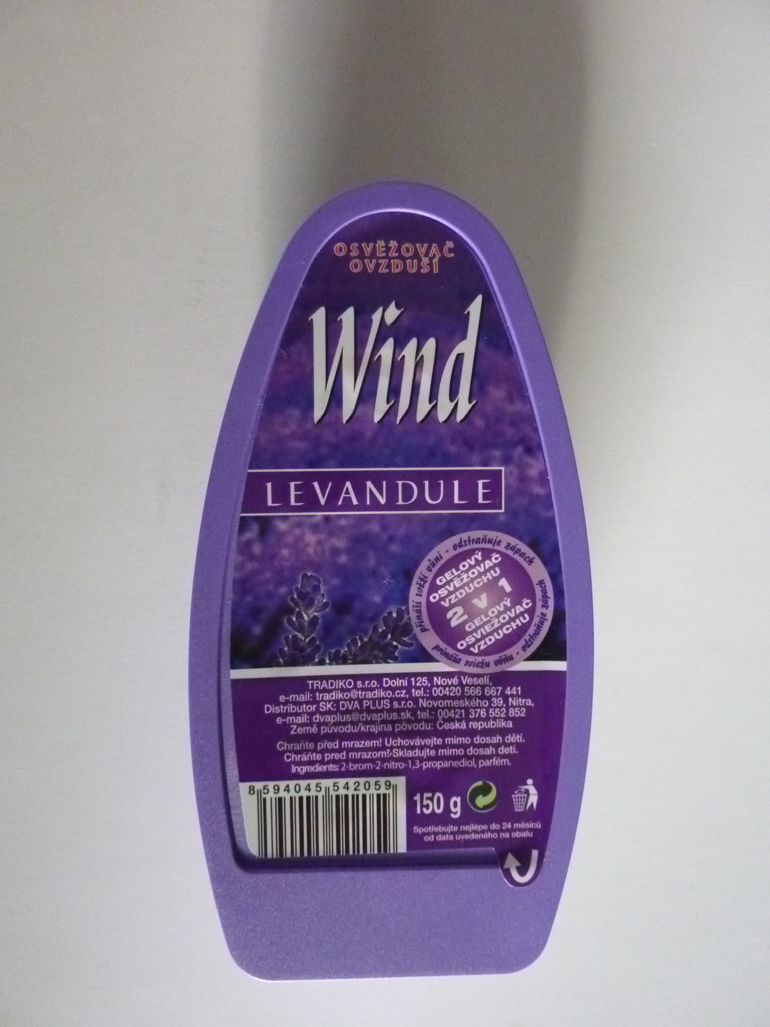 Wind gel osvěžovač 150g Levandule
