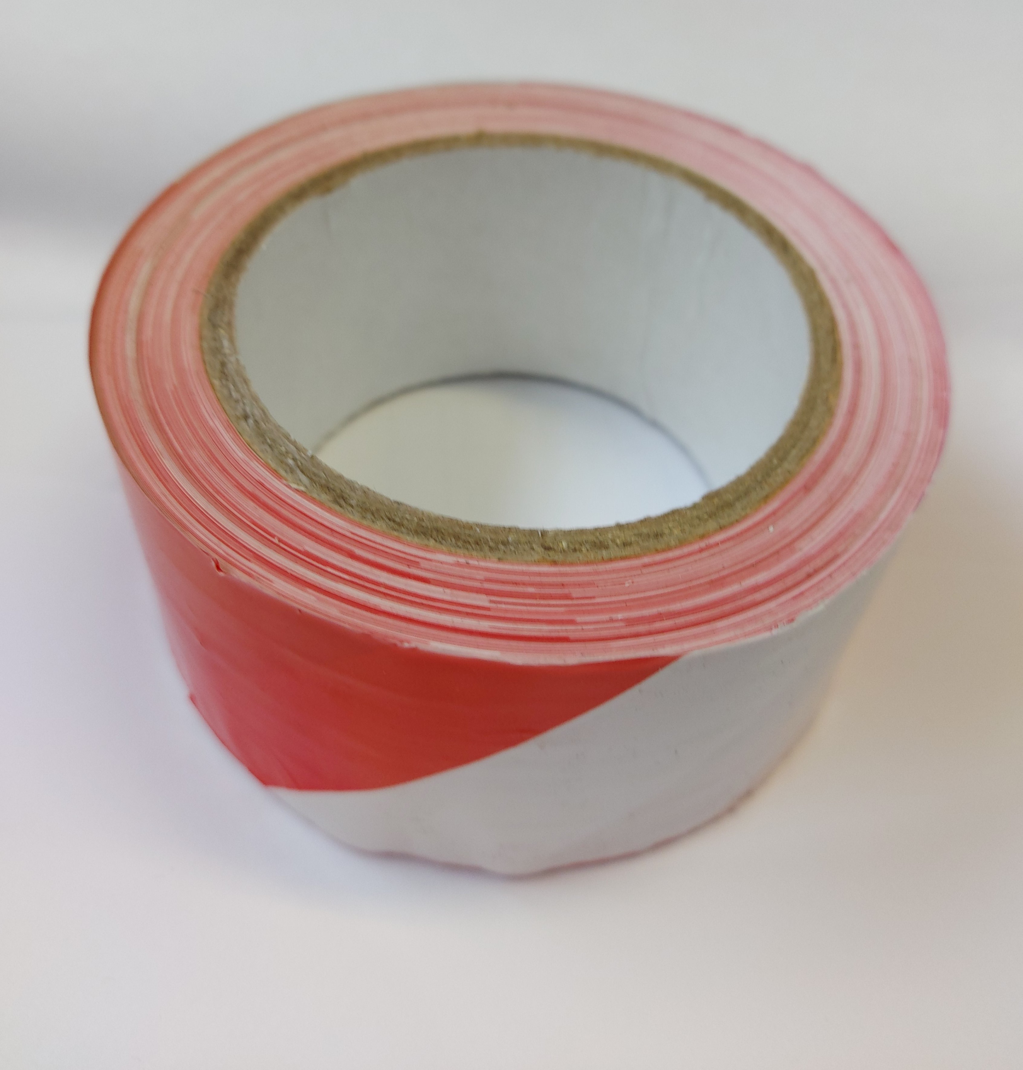 Páska červeno-bílá 50mm/100m  bezpečnostní