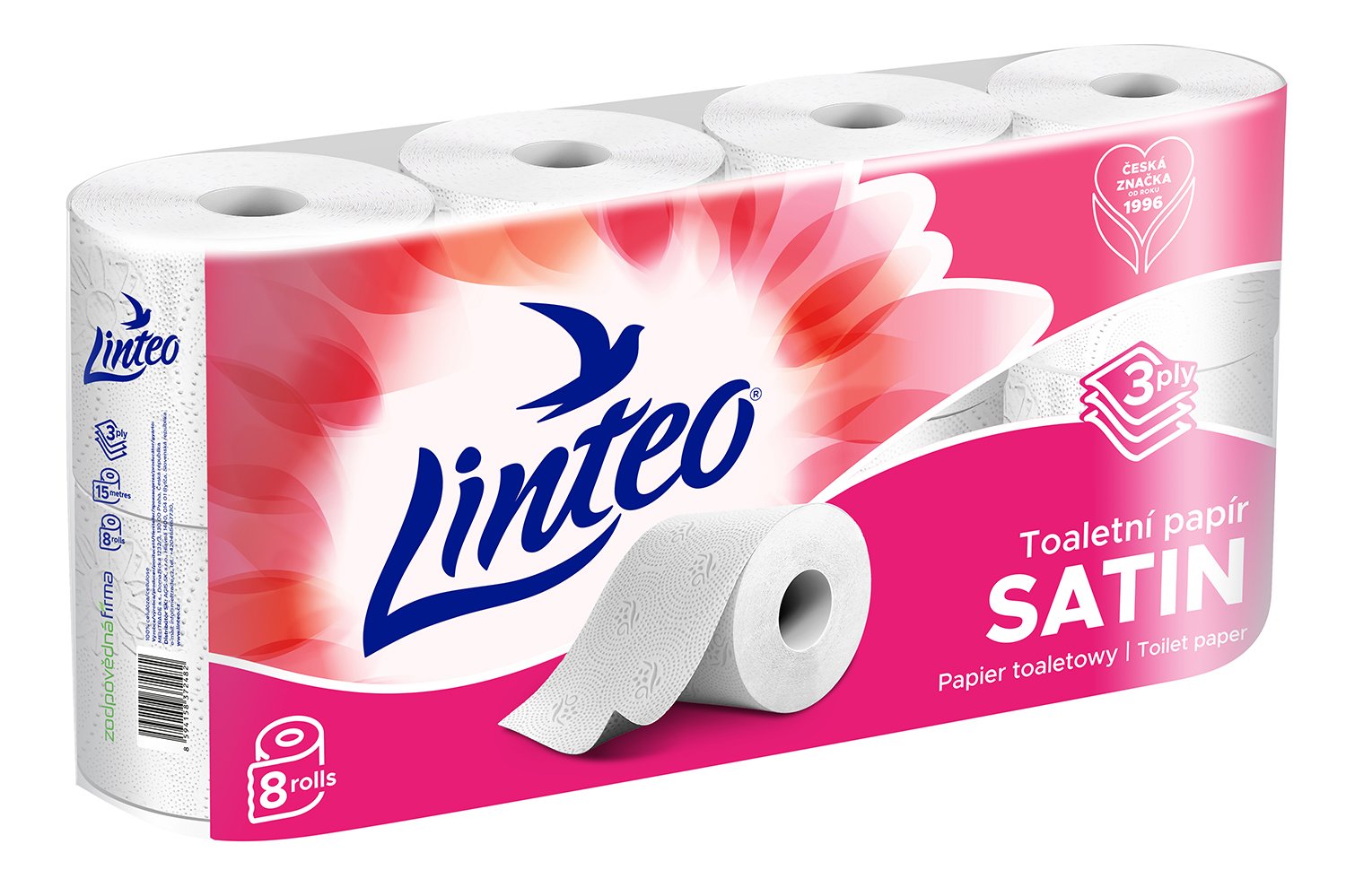 TP Linteo 3-vrstvý bílý 1role(8)   20682