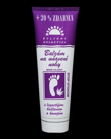 Herbavera balzám na unavené nohy 120ml