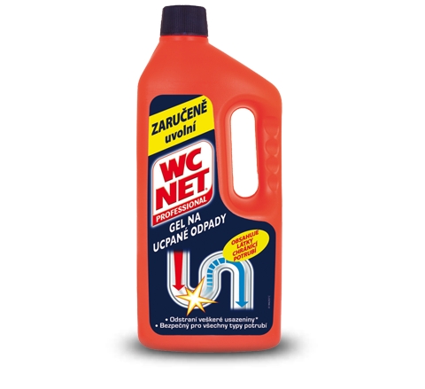 WC NET gelový čistič odpadů 1l