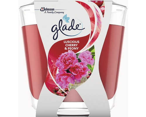 Glade svíčka Decor Luscious Cherry & Peony 70g