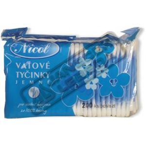 Vatové tyčinky Nikol 200ks