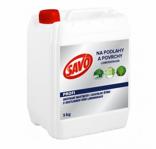Savo Profi XXL bez chloru Podlahy a pov.Lemongrass 5kg