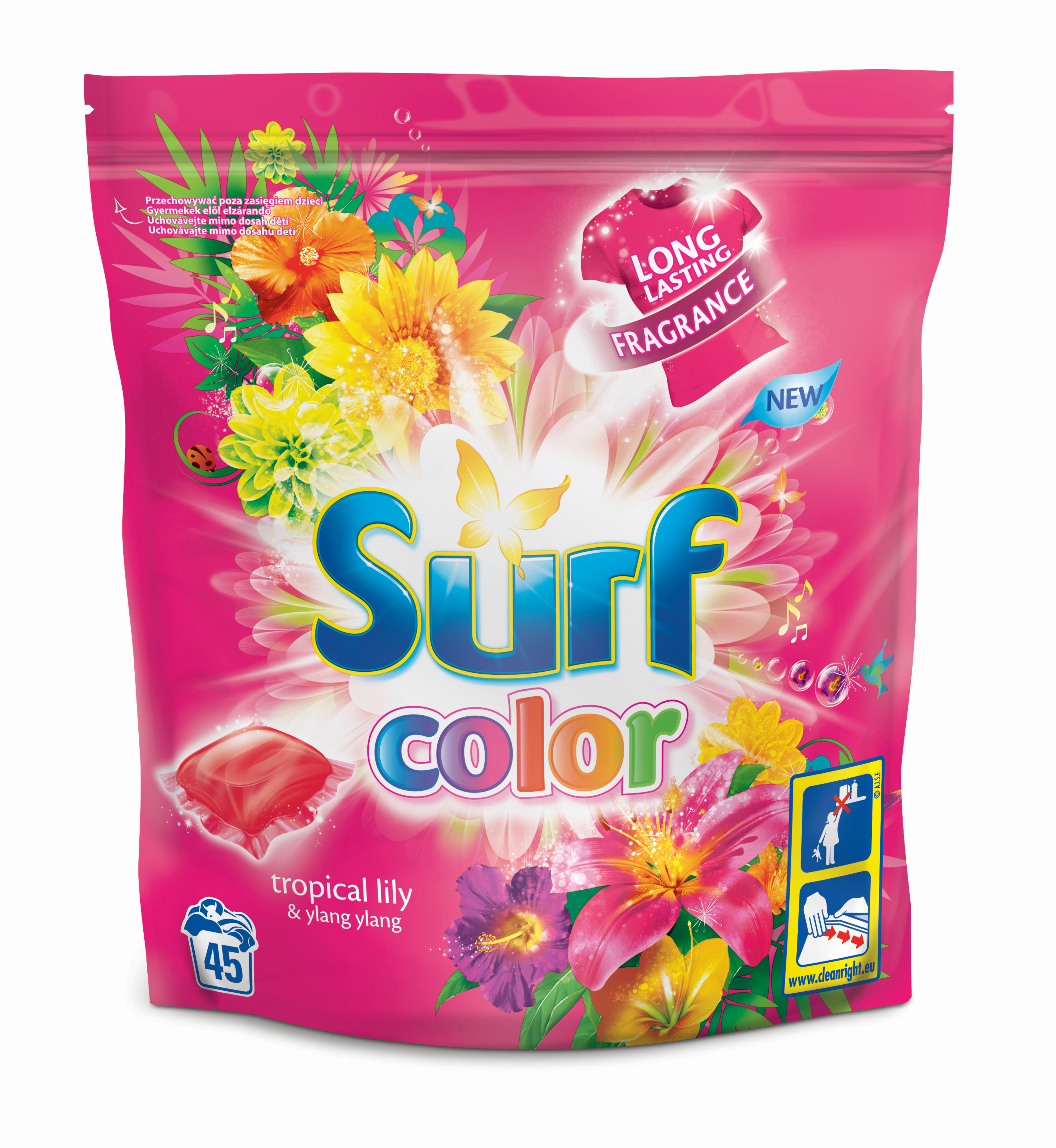 Surf kapsle Color Tropical 45ks