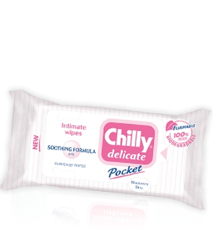 CHILLY ubrousky intimní Delicate 12ks