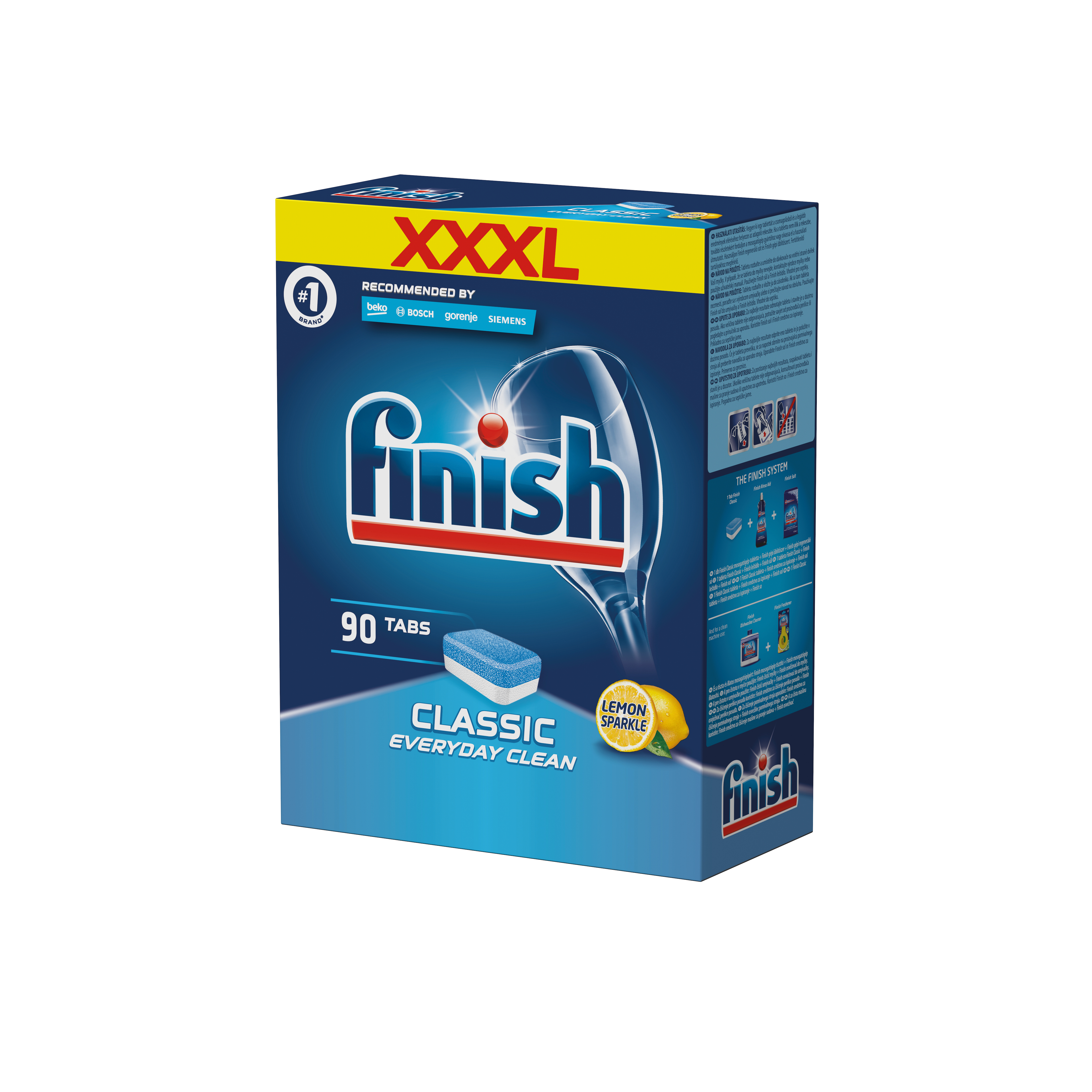 Finish Classic tablety 90ks Lemon Sparkle