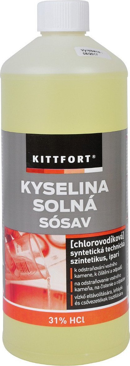 Kyselina Solná  1000 ml 31% Kittfort