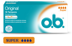 O.B. Original tampony Super 16ks