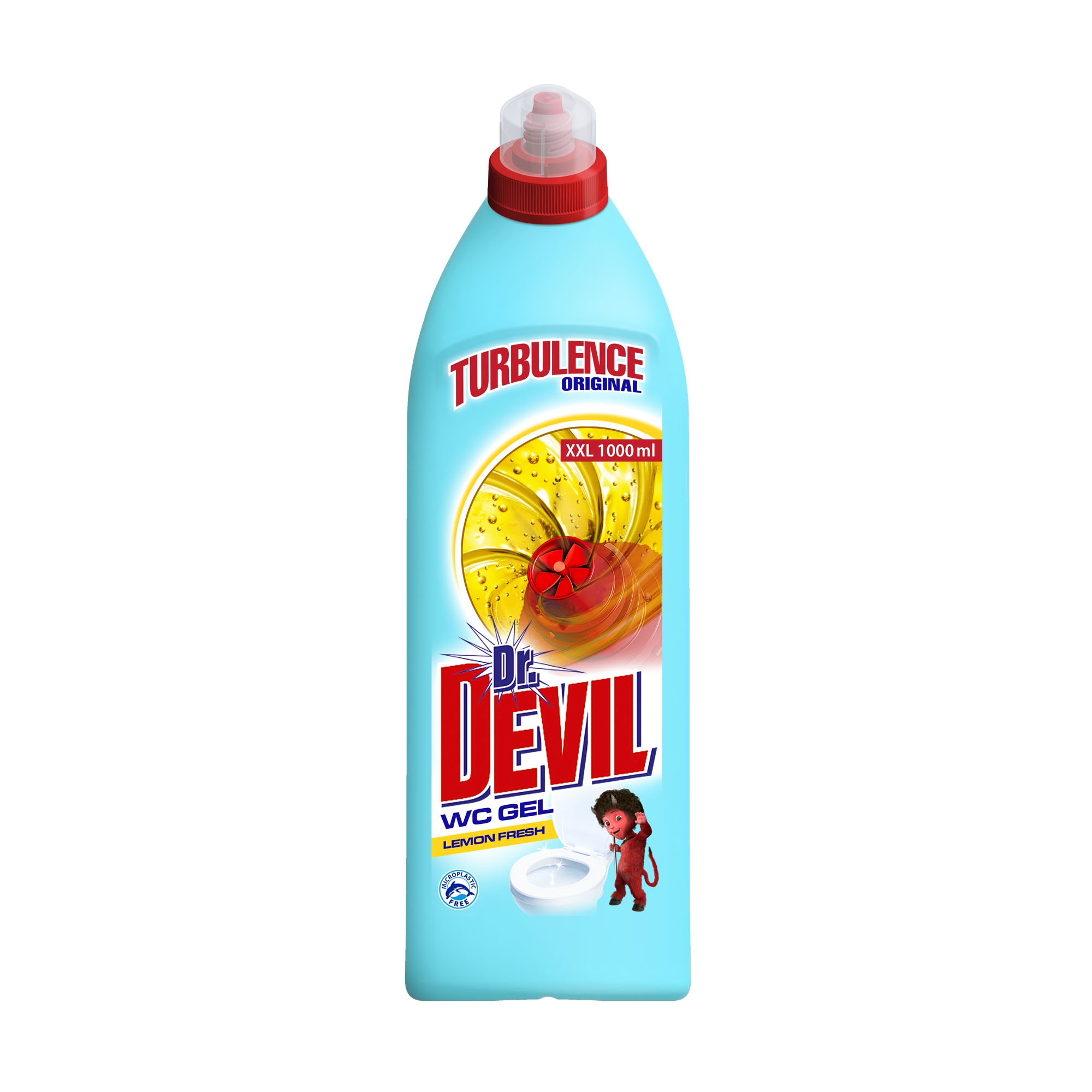Dr.Devil WC gel Turbulence 1l Lemon fresh
