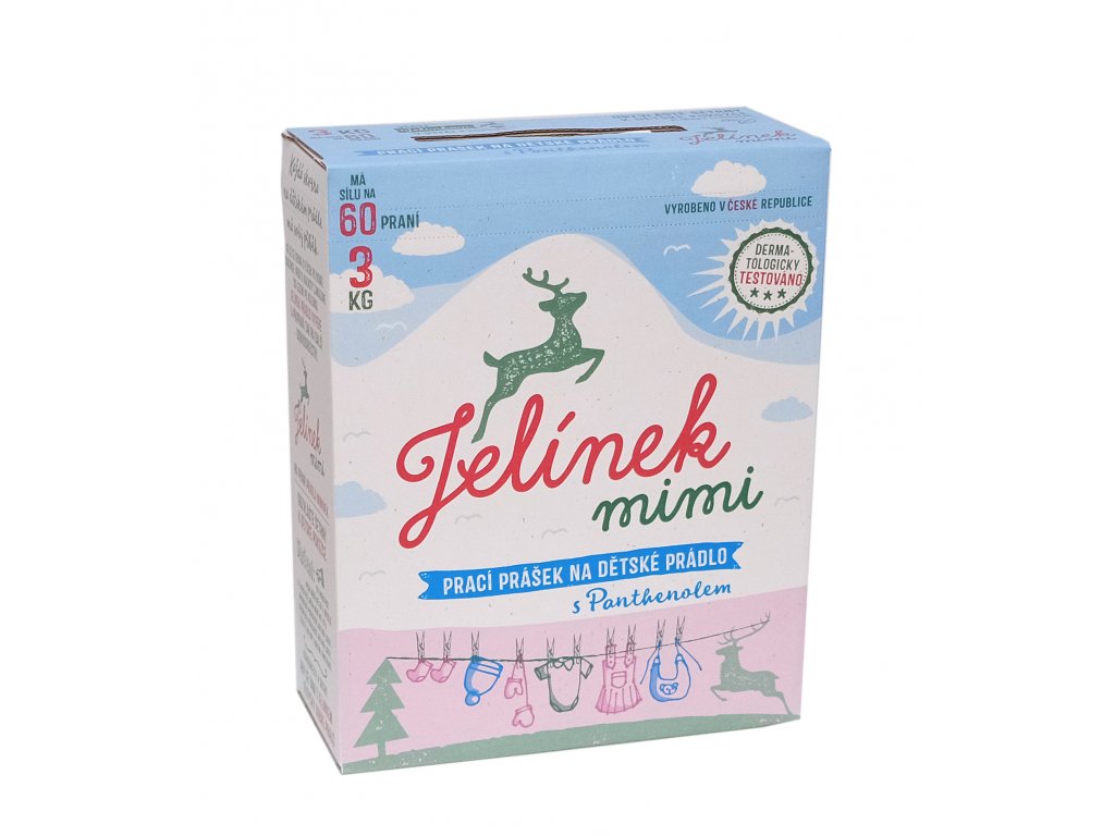 Jelínek MIMI prací prášek na dětské prádlo 3kg/60dávek